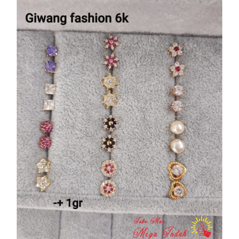 Giwang emas asli kadar 300/1gram