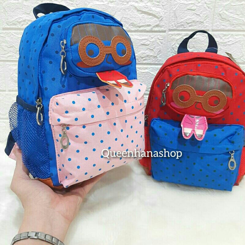 New Tas Ransel Anak 546 Bagpack Kain Tebal