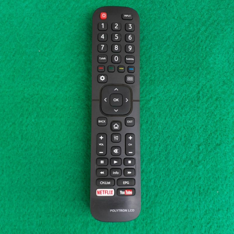Remote TV LCD LED POLYTRON Smart TV .