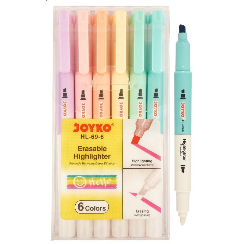 

1 Buah Highlighter yang bisa dihapus / Highlighter Erasable