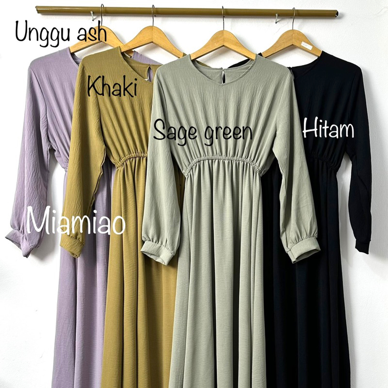 Rissa Maxi Dress - Gamis Wanita - Dress Busana Muslimah