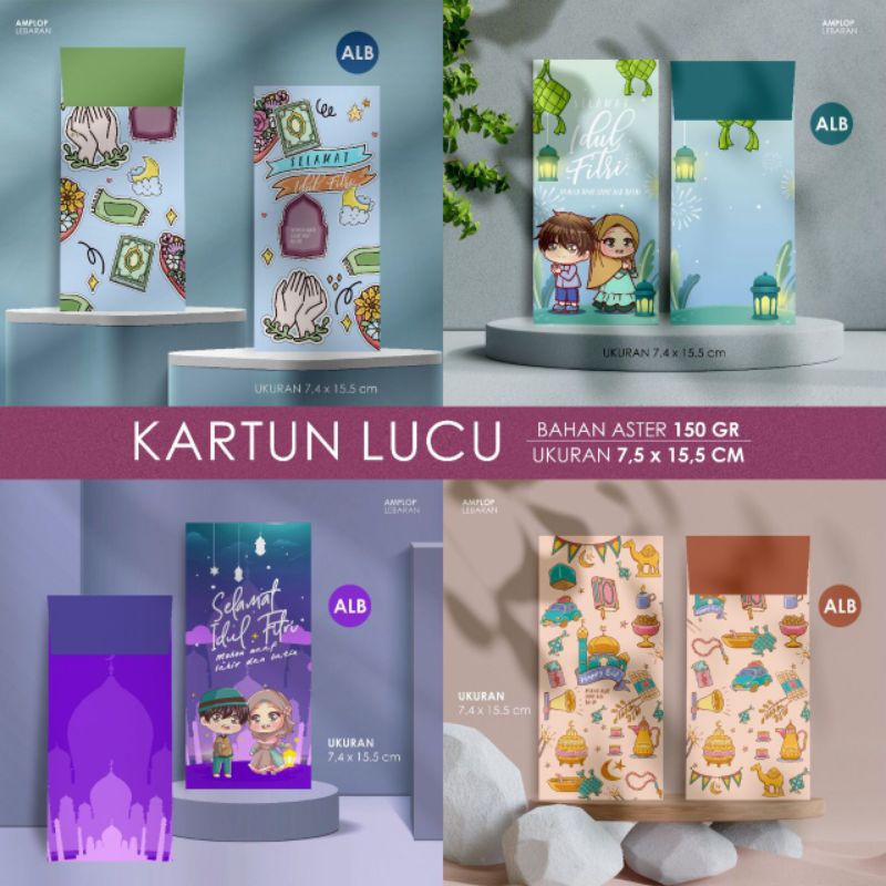 

Amplop Lebaran Tema Edukasi Islami Gambar Kartun Lucu Murah Isi 20 Pcs