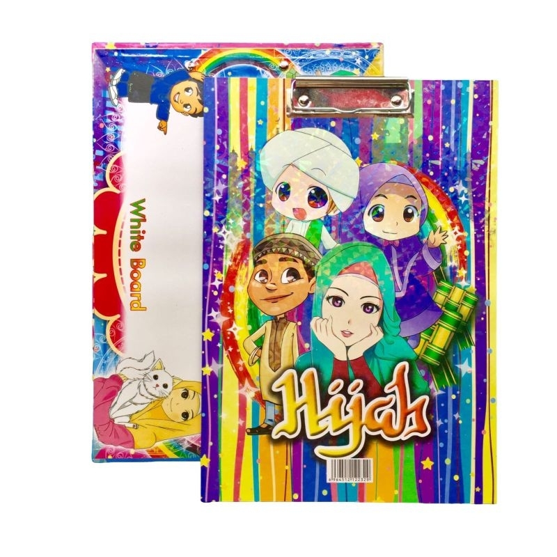 

PAPAN TULIS/CLIP BOARD+WHITE BOARD HIJAB/FOLIO