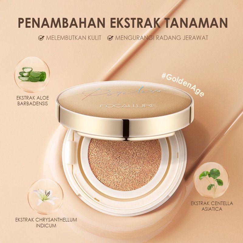 FOCALLURE PORELESS MATTE AIR CUSHION FOUNDATION