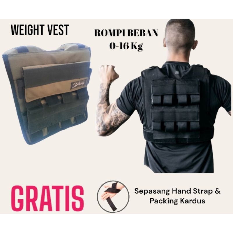 ROMPI BEBAN (pemberat)  *WEIGHT VEST*