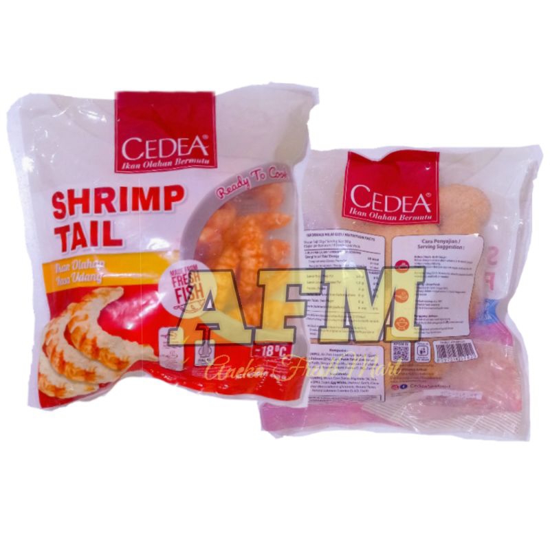 

CEDEA SHRIMP TAIL 450GRAM IKAN OLAHAN RASA UDANG EKOR UDANG BASO UDANG BAKSO UDANG SHRIMP BALL