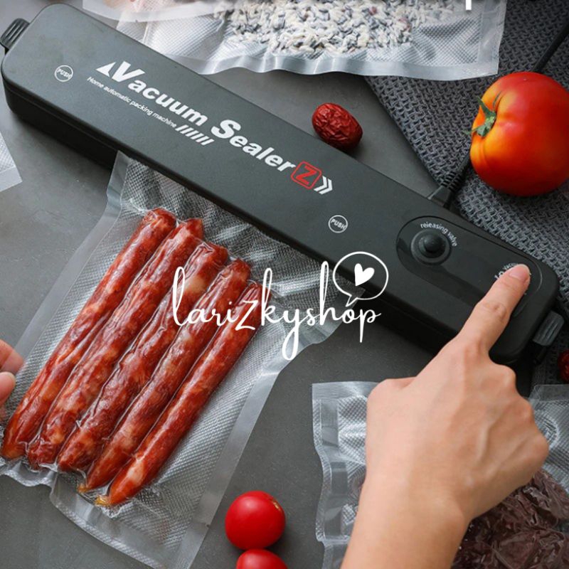 Vacum sealer makanan / alat perekat plastik makanan Frozen food / alat press plastik makanan