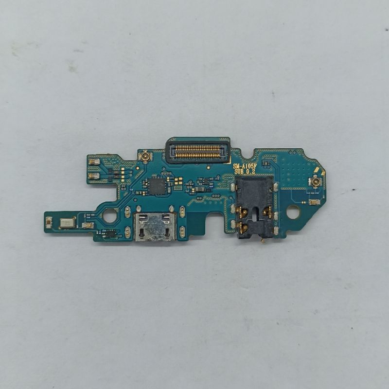 PCB PORT BOARD PLUG IN MIC KONEKTOR CHARGER SAMSUNG A10 / A105 / A105F ASLI ORIGINAL COPOTAN