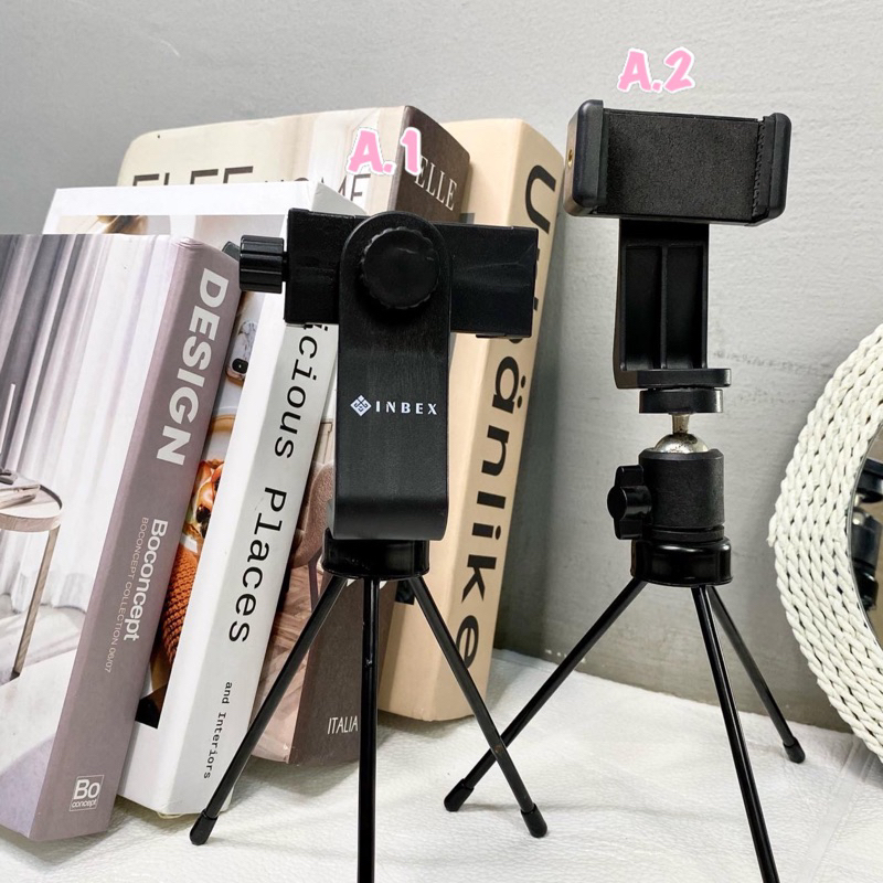 INBEX Phone Holder Stand Tripod Handphone Hp Tripod Aksesoris Iphone Holder Tripod Hp Tripod Mini St