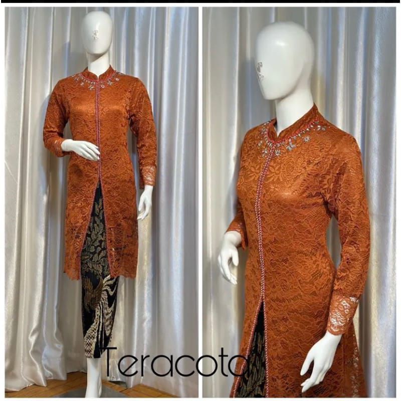 Readyy!! setelan kebaya tunik busui//tunik brukat sleting depan//kebaya brukat pesta//tunik brokat seragam ibu besan//seragam pesta keluarga//kebaya brokat payet