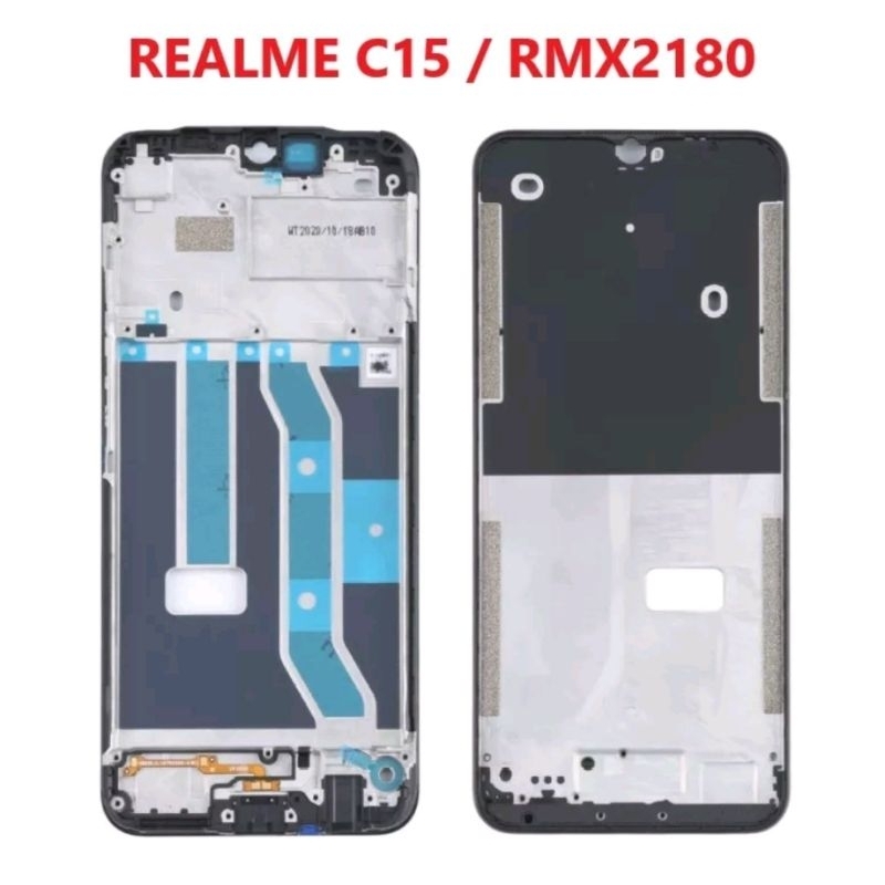 frame Tatakan Lcd Realme C15 RMX2180 Middle Frame MEDIATEK