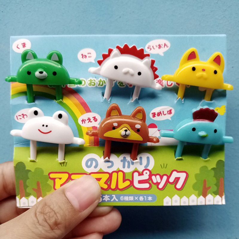 Tususkan Bento food pick bento garpu buah - Topi