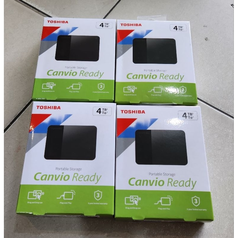 HARDISK EXTERNAL TOSHIBA CANVIO BASIC 4TB / HDD EXTERNAL TOSHIBA CANVIO 4 TB ORIGINAL