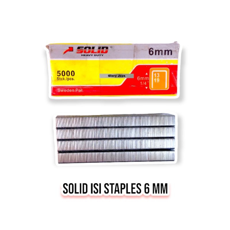 

Isi Staples 6mm Solid