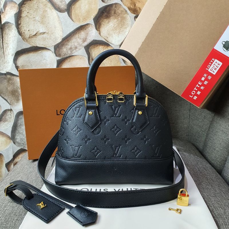 Tas Wanita Top Handle Import | ou Neo Alma mono HITAM AM44832 Q061Q