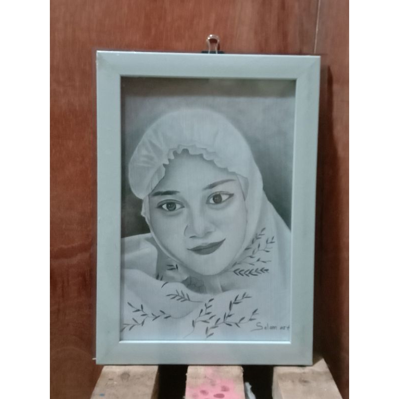 lukisan wajah realis