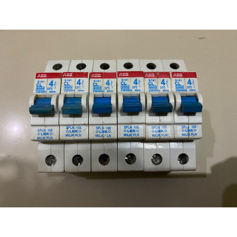 Mcb pln abb s191  4A  original