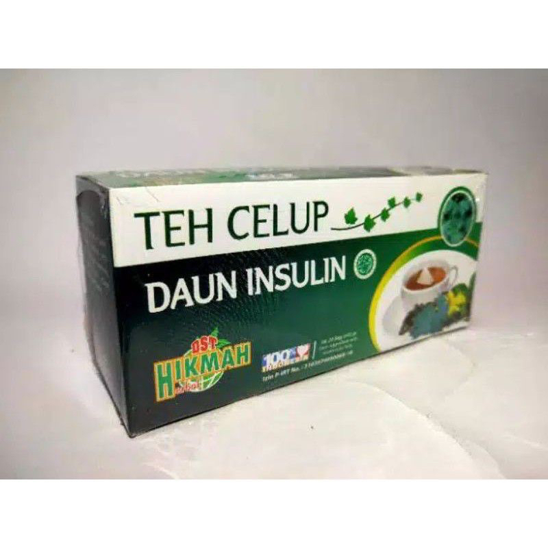 

Teh Celup Daun Insulin Hikmah Herbal Obat Diabetes