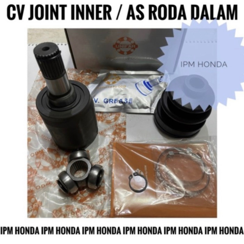 HI SEL CV Joint Inner As roda dalam Kanan / Kiri SAMA Honda Jazz GD3 City GD8 Idsi Vtec 2003 2004 2005 2006 2007 2008