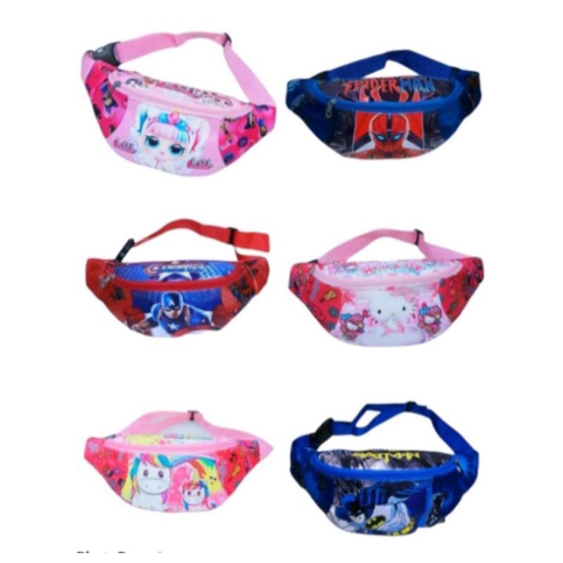 Tas slempang anak anak karakter