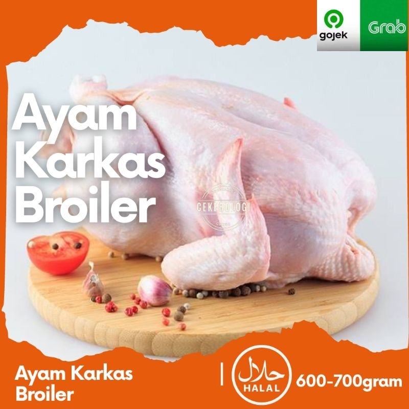 

Ayam Karakas Broiler 600-700gram / Ayam Karkas Broiler / Ayam Organik Potong / Ayam Karkas Frozen / Ayam Frozen / Ayam Potong / Ayam Beku / Frozen Food