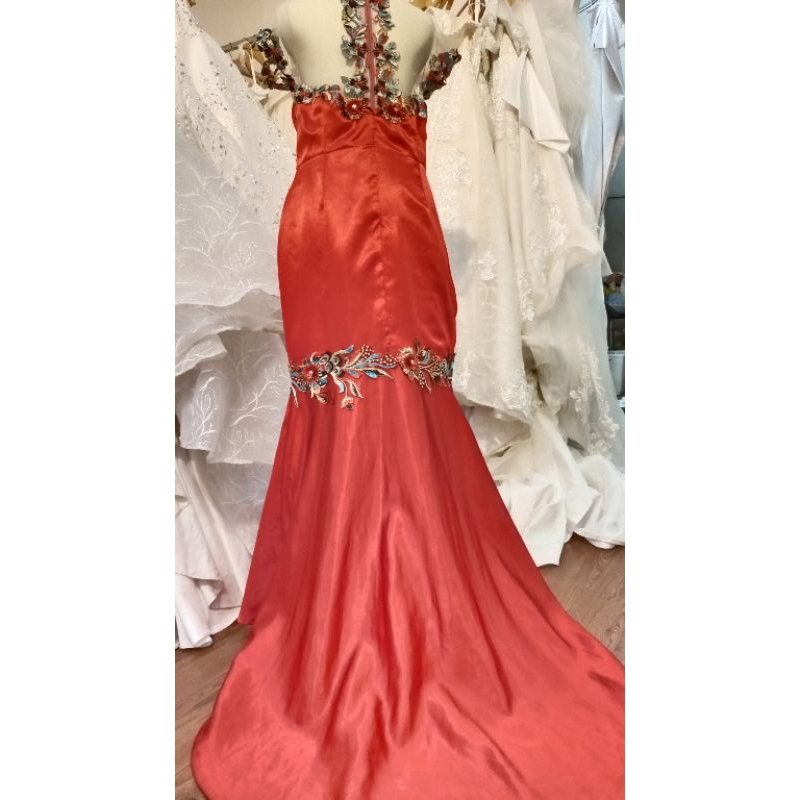 gaun.pesta/ gaun provled dr bridal/gaun resmi/ model duyung/ gaun cong sam