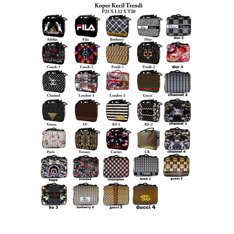 Tas koper kecil | tas travel kecil