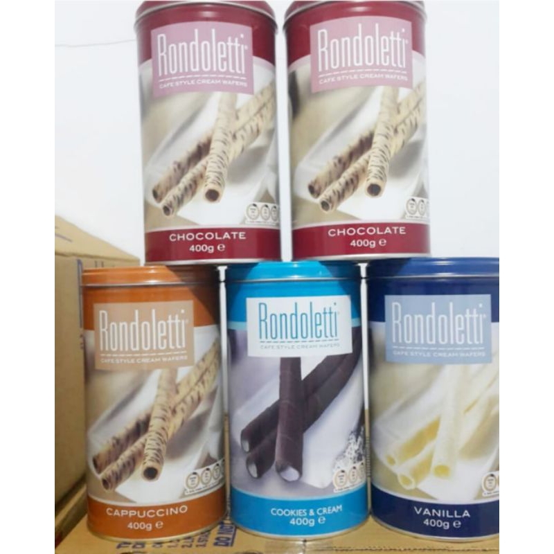 

RONDOLETTI - ASTOR 400 GR / CAPPUCINO / COKLAT / VANILLA / COOKIES N CREAM