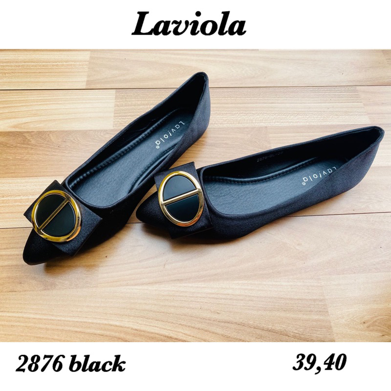 Flatshoes lvl hitam cantik (2876)