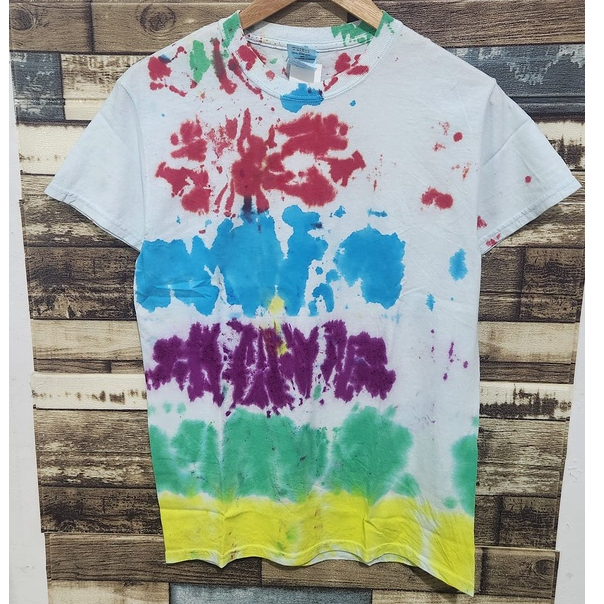 Gildan Heavy Cotton Tshirt Tie Dye  ( Size S-M  )