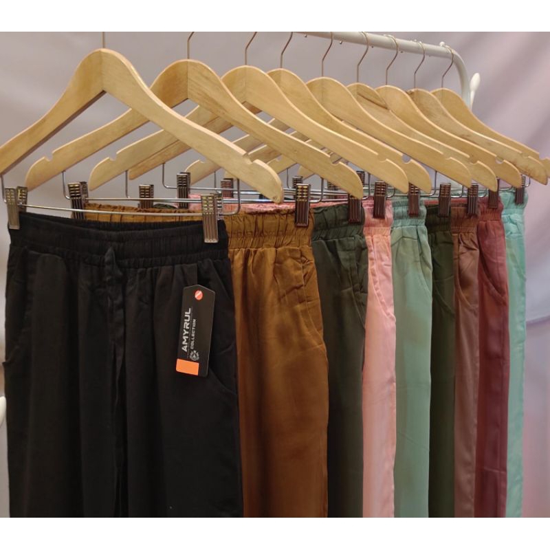 Celana Kulot Rayon Twill