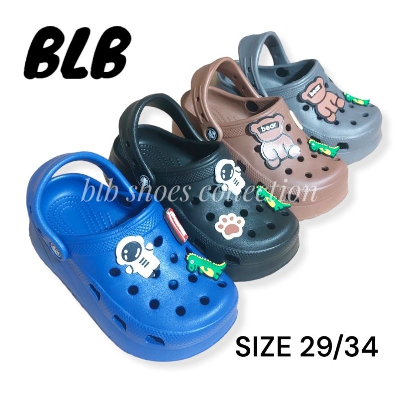 Sandal Baim Anak Cowok Dino Sandal Selop Tali Belakang  anak Laki laki Eva Rubber Trendy Nyaman