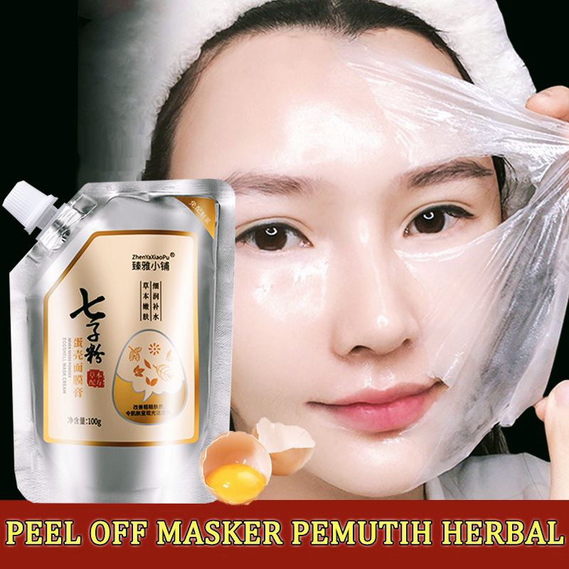 LIFTHENG~moisturizing yeast eggshell mask cream(masker wajah telur)