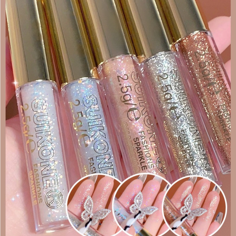 【COD】MakeUp Eyeshadow Liquid Waterproof Pearlescent Wet Sheet Shiny Lying Silkworm Liquid Eyeshadow -CH