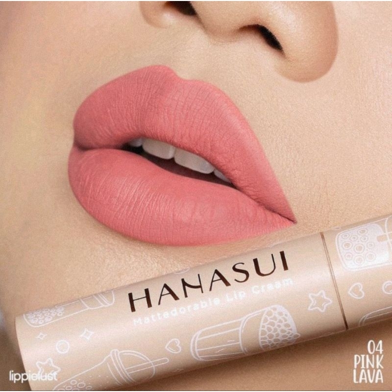 Hanasui Mattedorable Lip Cream Bobba Edition