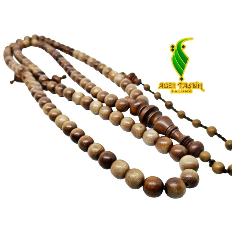 Tasbih Kayu Setigi Laut size 10mm asli