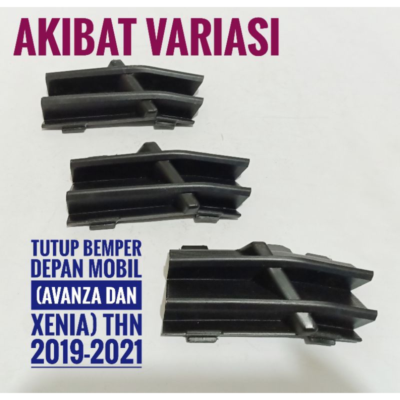 Tutup Bemper Depan Mobil Avanza Dan Xenia Thn 2019-2021Cover Bemper Mobil Avanza Dan Xenia
