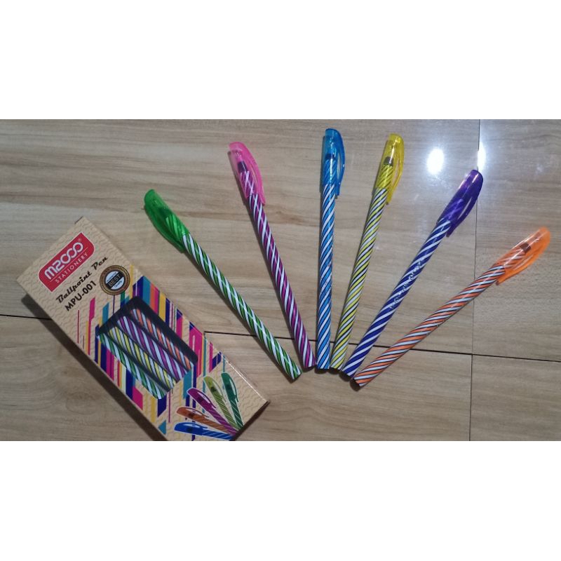 

Pulpen spiral warna warni