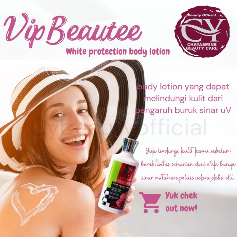 LOTION ANTI BAKTERI | VIP BEAUTEE | WHITENING LOTION | UV PROTECTION