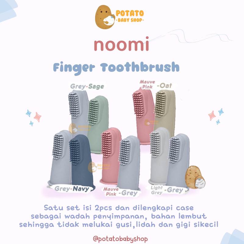 Noomi - Finger Toothbrush - Sikat Gigi Bayi