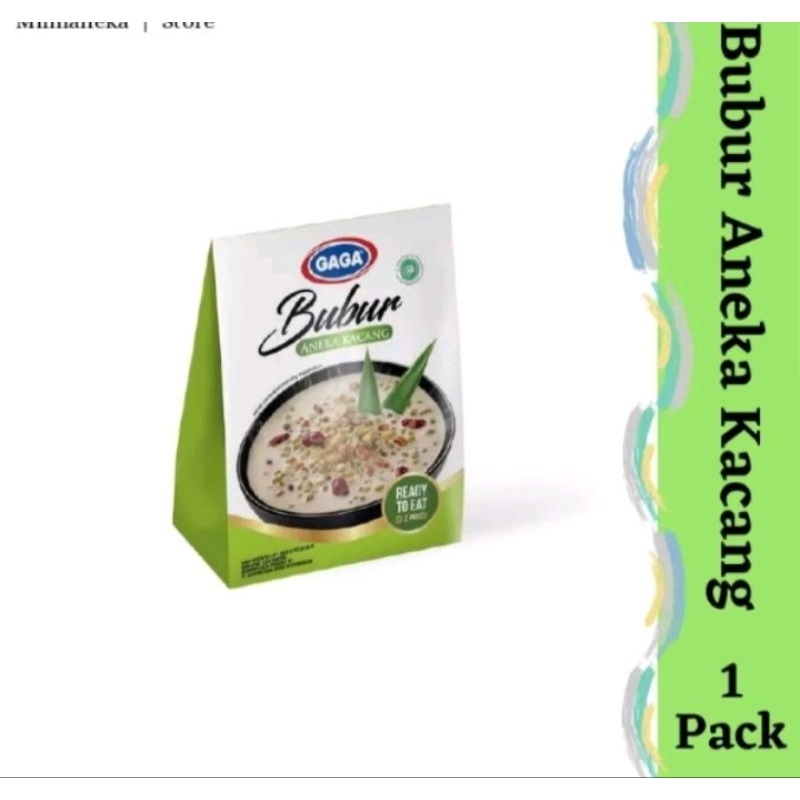 

Gaga Bubur Aneka Kacang 1 Pack (isi 2 Pouch)