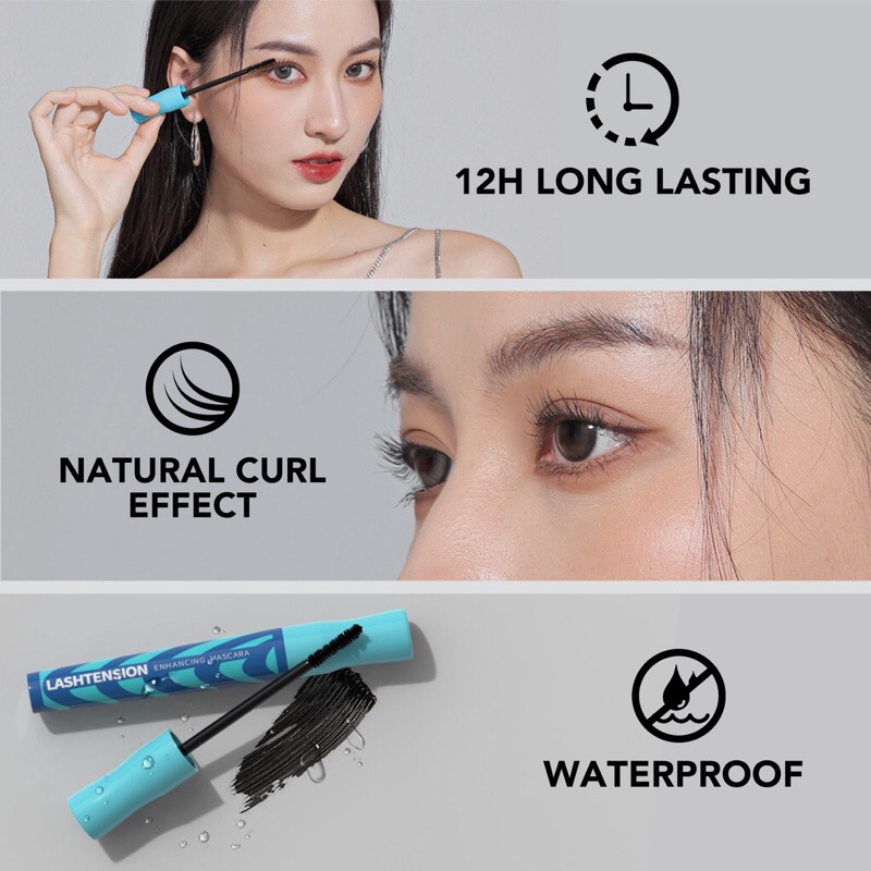 [BISA COD] Y.O.U - YOU Lashtension Enhancing Fiber Mascara - Maskara YOU - Maskara Fiber - Maskara Melentikkan - Bulu Mata Lentik