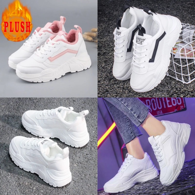 READY STOK GRATIS ONGKIR READY BANYAK WARNA &amp; NOMOR{INSTANT COD MEDAN TERMURAH} SEPATU SNEAKERS WANITA COEK SW-48 PUTIH BISA COD TERBAGUS BISA BAYAR DI TEMPAT Sepatu Sneakers INPORT Wanita Kasual Sepatu casual wanita terbaru