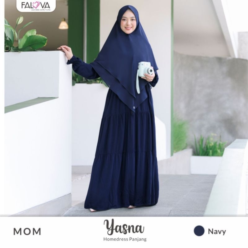 Yasna Mom Homedress Panjang Falova