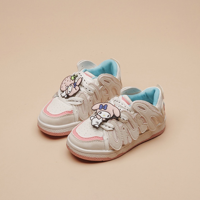 babyfit sepatu HK sneakers tali casual sepatu sekolah anak perempuan import bn-0206