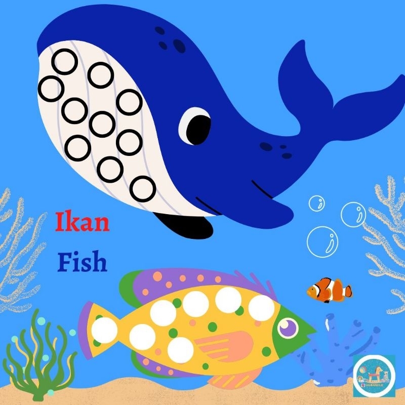 Menempel Stiker Dot Kids Activity Mainan Edukasi