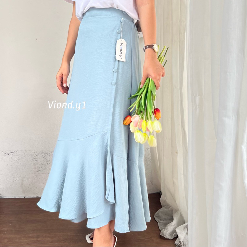 Rok wanita / Longskirt /Londress korea E47