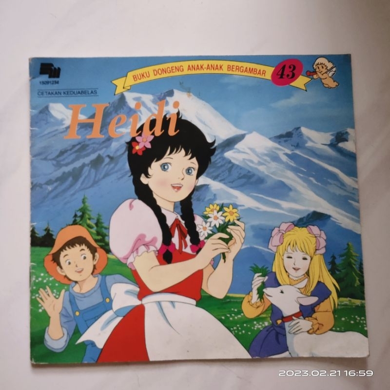Buku Dongeng Anak anak bergambar Heidi Buku Cerita Anak