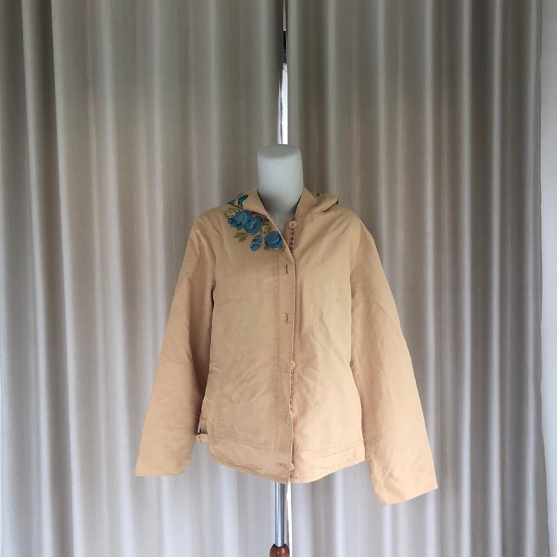 YELLOW VINTAGE RUNNING JACKET