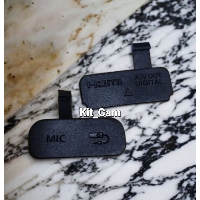 Karet rubber tutup usb mic hdmi Canon eos 760D